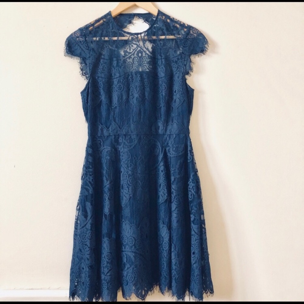 BB Dakota Rihanna Illusion Yoke Lace Fit & Flare